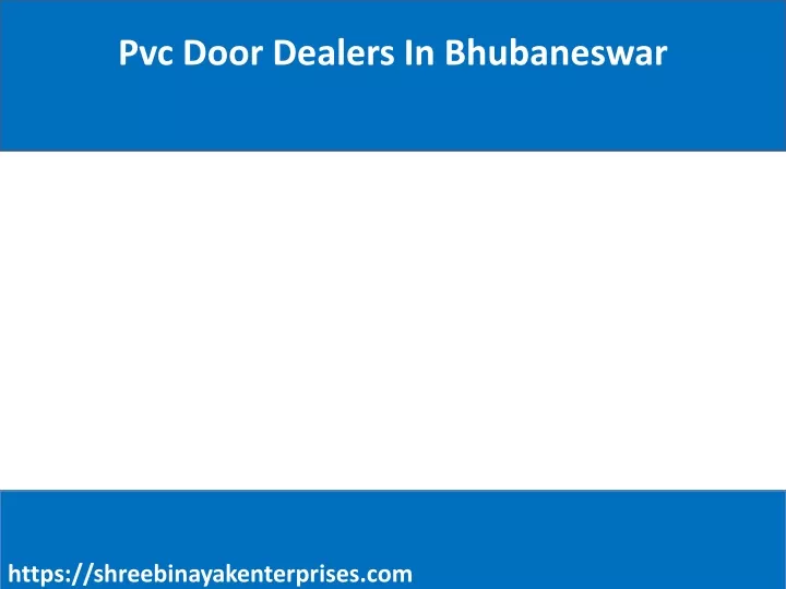 pvc door dealers in bhubaneswar