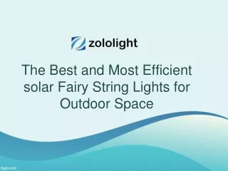 Solar Fairy String lLights