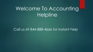 welcome to accounting helpline
