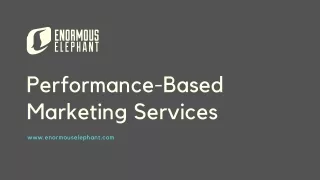 Best Performance Based Marketing Services Online in Dallas