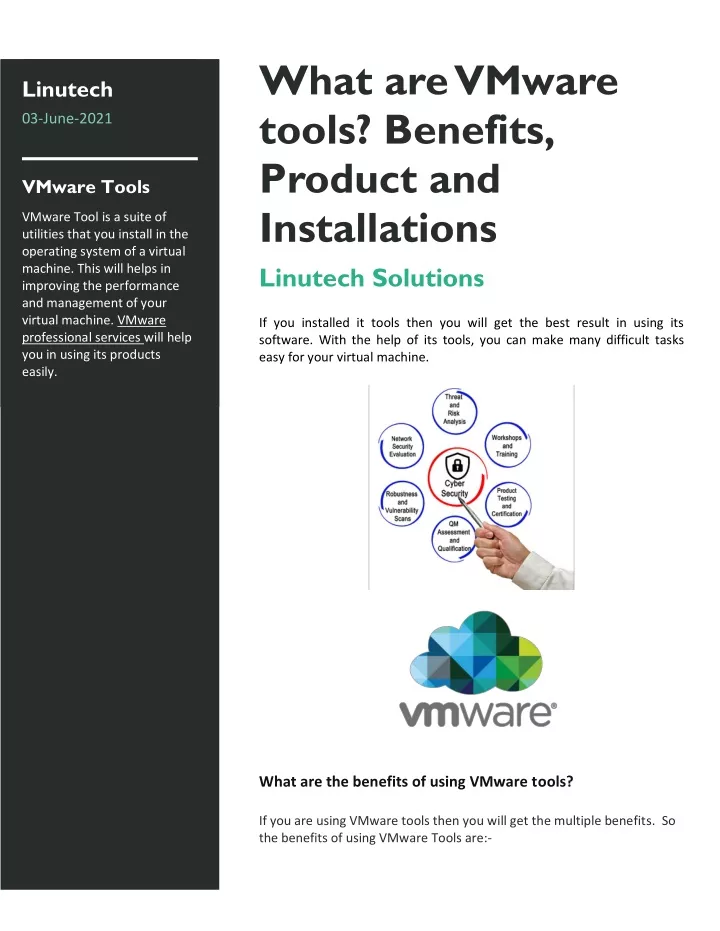 what are vmware tools benefits product