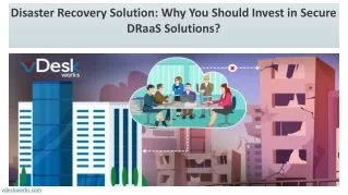 disaster recovery solution why you should invest