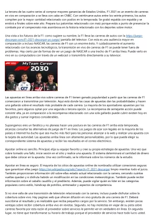 la tercera de las cuatro series al comprar