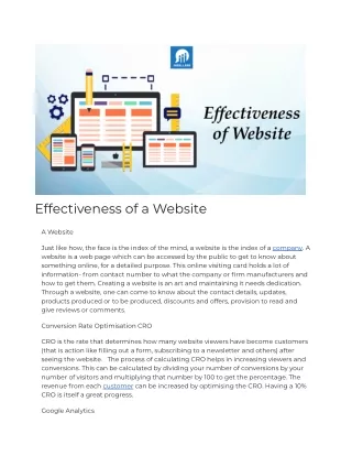 Inconnectors - Effectiveness of Website