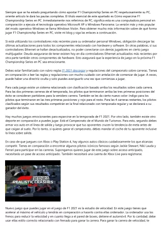 The Most Hilarious Complaints We've Heard About f1 2021 descargar