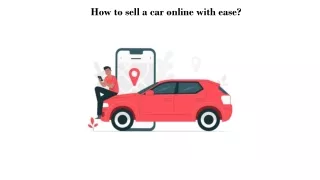 Is it legal to sell my car online with finance?