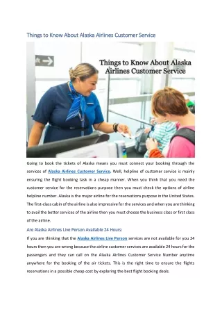 things to know about alaska airlines customer