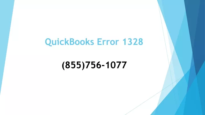 quickbooks error 1328