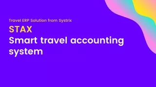 STAX - Smart Travel Accounting System