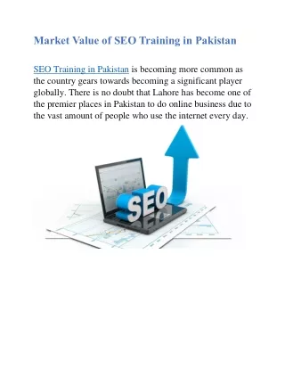 SEO Training in Pakistan