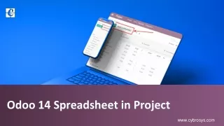 Odoo 14 Spreadsheet in Project