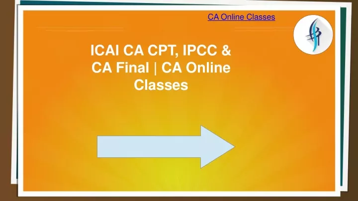 ca online classes