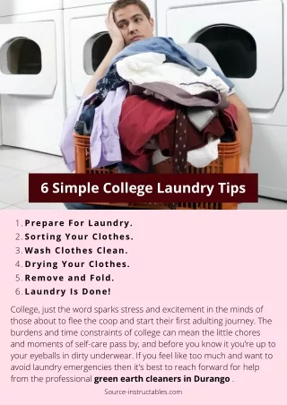 6 Simple College Laundry Tips
