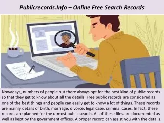 Publicrecords.Info – Online Free Search Records