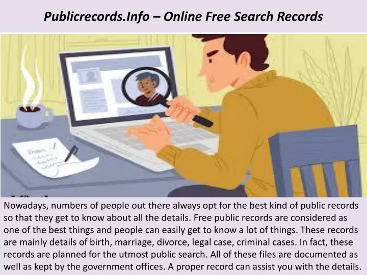 publicrecords info online free search records