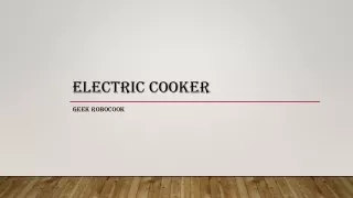 Electric Cooker for sale!