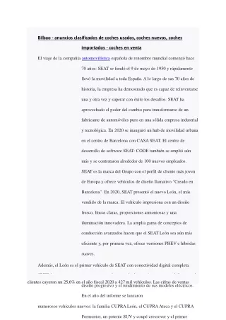 bilbao anuncios clasificados de coches usados