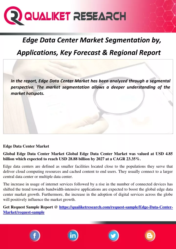 edge data center market segmentation by