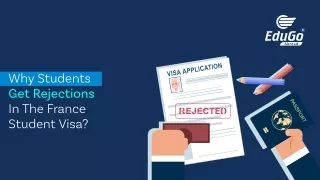 Why Students Get Rejections In The France Student Visa