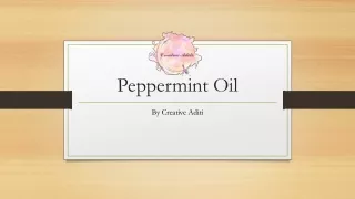peppermint oil