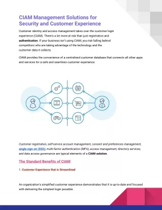 ciam management solutions for security
