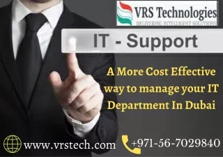 a more cost effective way to manage your