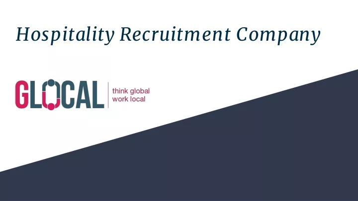 hospitality recruitment company