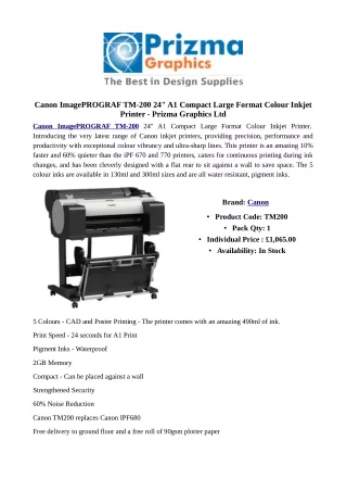 canon imageprograf tm 200 24 a1 compact large
