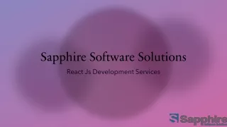 sapphire software solutions