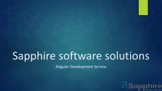 sapphire software solutions