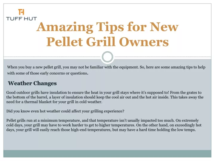 amazing tips for new pellet grill owners
