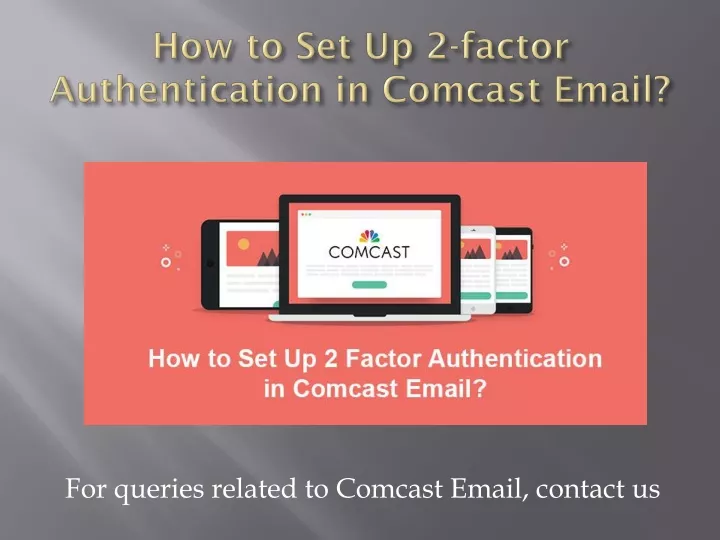 how to set up 2 factor authentication in comcast email