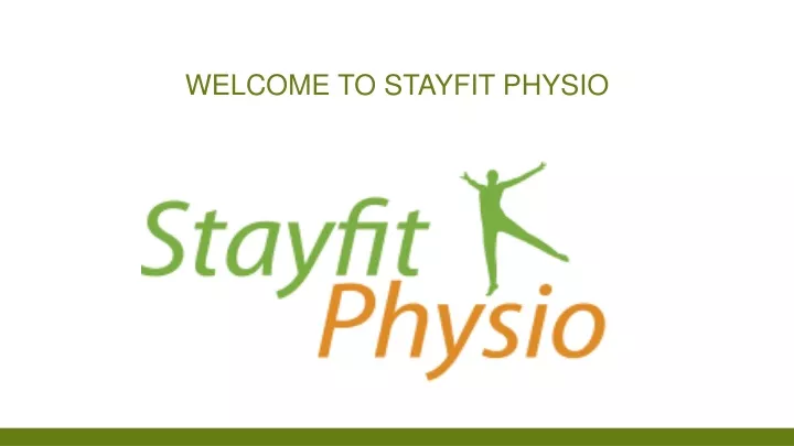 welcome to stayfit physio