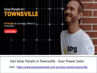 Get Solar Panels in Townsville