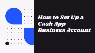 How to Set Up a Cash App Business Account