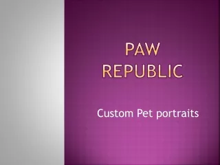 Custom Pet Portraits From Photos