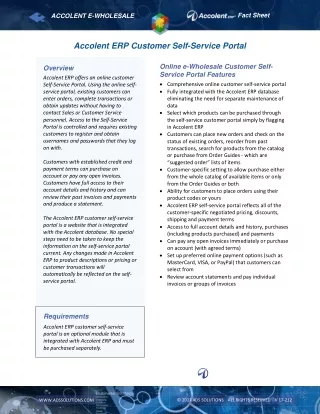 fact sheet