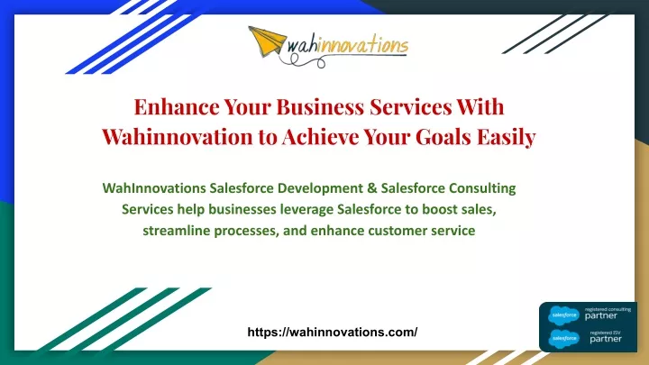 enhance your business services with wahinnovation