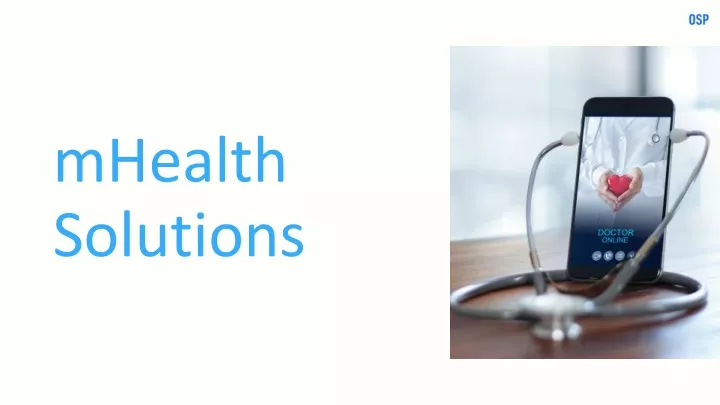 mhealth solutions