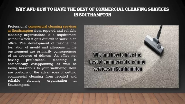 why and how to have the best of commercial