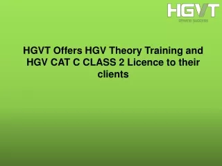 hgvt offers hgv theory training