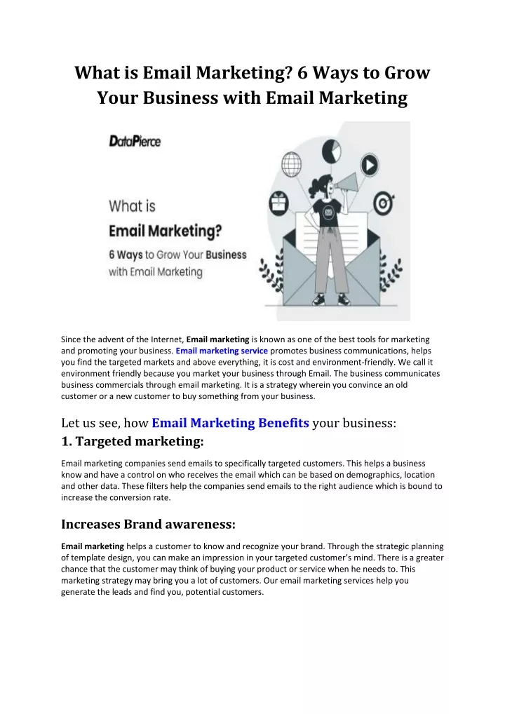 what is email marketing 6 ways to grow your