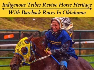 Indigenous tribes revive horse heritage with bareback races in Oklahoma