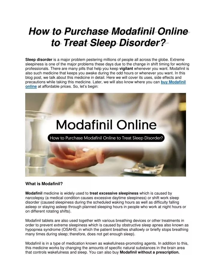 how to purchase modafinil online to treat sleep