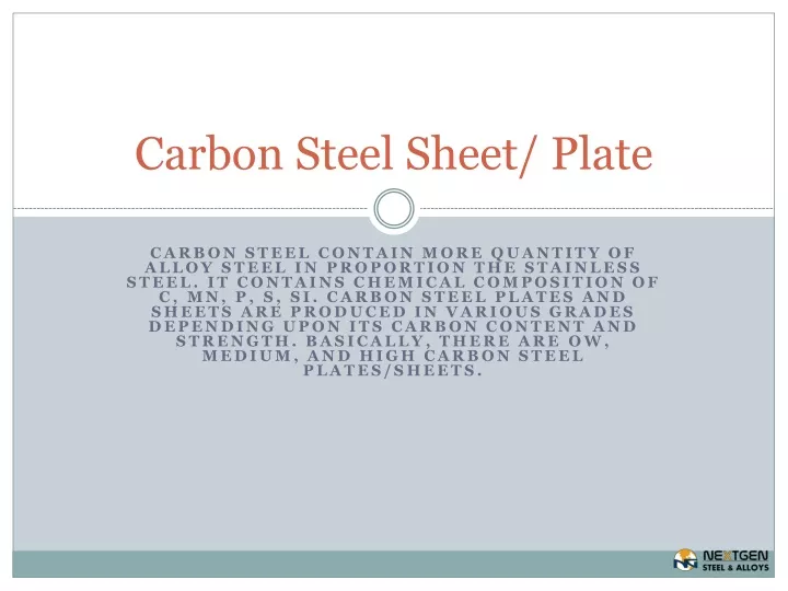 carbon steel sheet plate