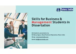 skill s for busines s management student s in dissertation