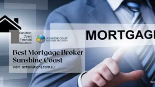 Best Mortgage Broker Sunshine Coast