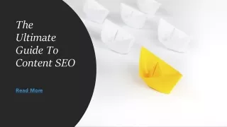 the ultimate guide to content seo
