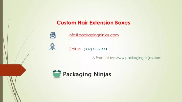 custom hair extension boxes