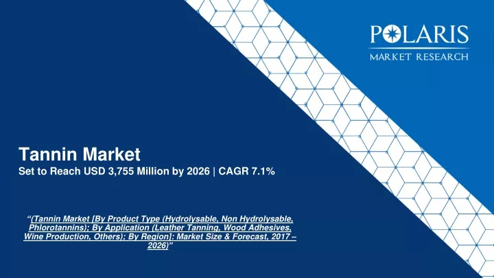 tannin market set to reach usd 3 755 million by 2026 cagr 7 1